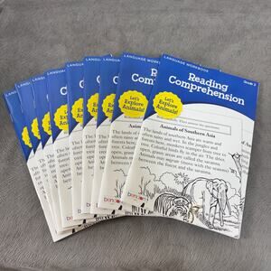 Animals of SE Asia Bendon Language Workbook Read Comp Gr. 2 Homeschool Lot of 9
